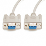 25FT DB9 F/F Null Modem Cable