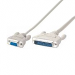 15FT AT Serial DB9F to DB25M Modem Cable