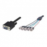10FT VGA HD15M to 5BNC Monitor Cable