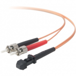 1 Meter MTRJ/ST Duplex MultiMode 50/125 Fiber Optic Patch Cable