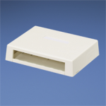 Mini-Com Surface Mount Box (White 6 port)