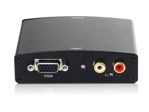VGA to HDMI Converter - RCA Cable Plug and HDMI Port Adapter