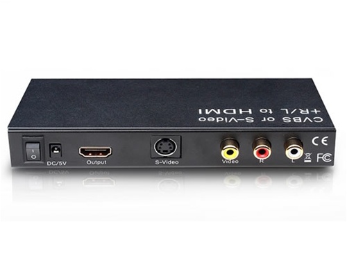 S-Video to HDMI Signal Converter - and R/L to HDMI Converter