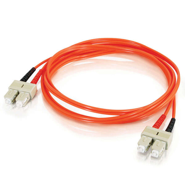 Fiber Optic Cable, SC/SC, Multi Mode, Duplex - 8 meter (62.5/125 Type ...