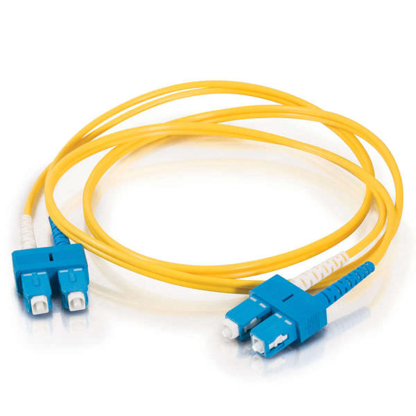 Fiber Optic Cable, SC/SC, Single Mode, Duplex - 5 Meter (9/125 Type ...