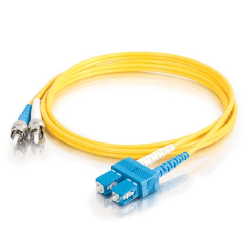 SC/SC Singlemode Duplex Fiber Optic Cable, 9/125, 20 Meter