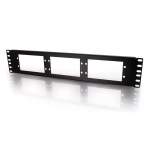 Q-Seriesâ„¢ 2u 6-Panel Rackmount Fiber Optic Panel