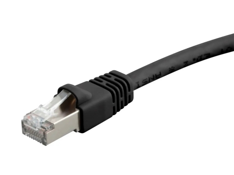 Category 6a 26awg Patch Cables with Slim Jacket- Black