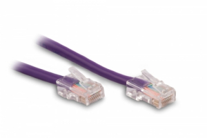 25Ft Cat6 Purple 550Mhz Plenum Rated Network Patch Cable