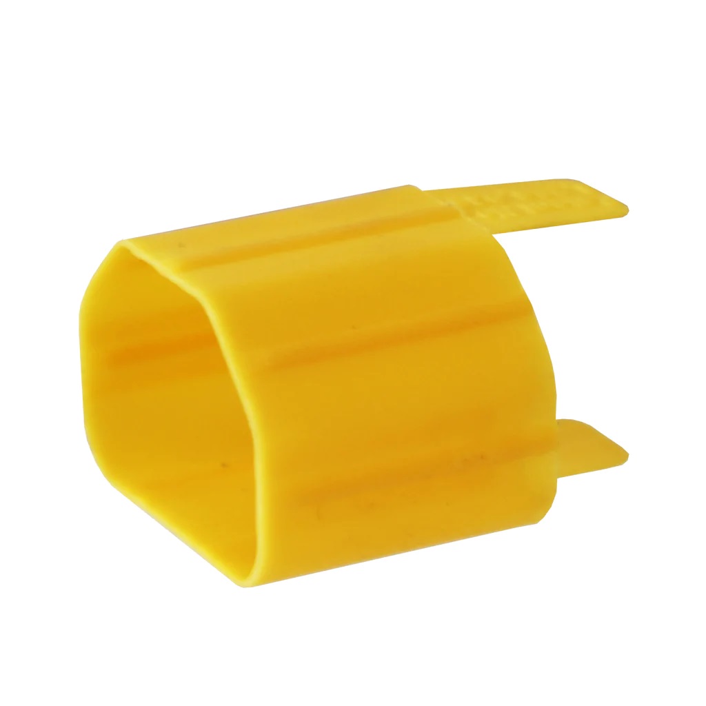 C14 into a C13 Yellow Contact Retention Insert | Cables.com