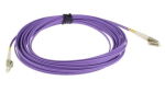 30 Meter - LC TO LC 50/125 OM4 Duplex Multimode Fiber Optic Cable - Violet Jacket