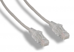 7Ft Gray Cat6 Slim Jacket 28awg Network Patch Cable 550MHz