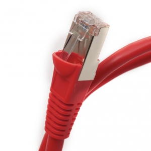 200Ft Cat6 Shielded Patch Cable Snagless Red