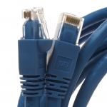 75Ft Cat6A 24AWG Blue Snagless Ethernet Network Patch Cable
