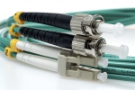 LC TO ST 62.5/125 Duplex Multimode Fiber Optic Cable-5 Meter Green Jacket