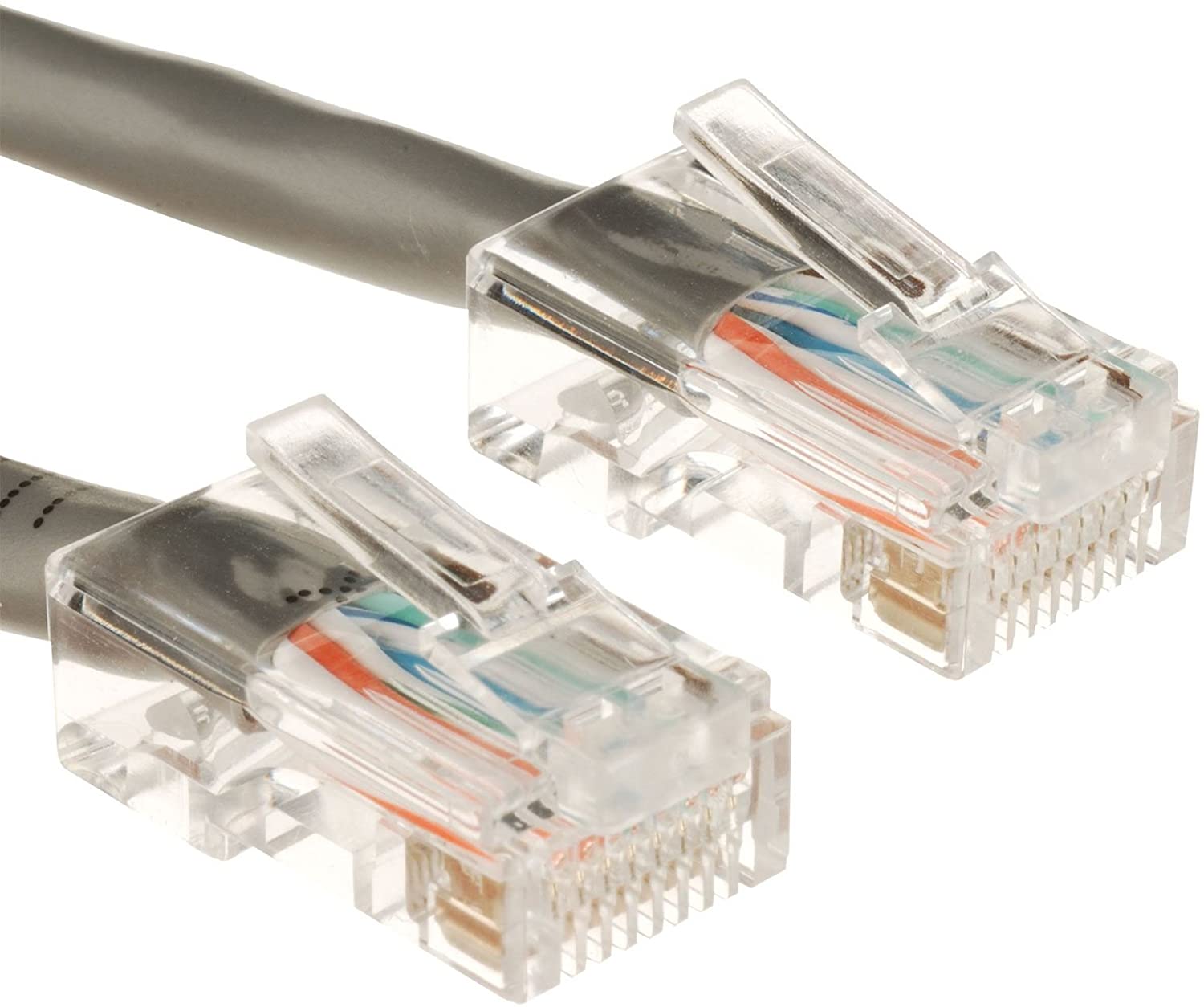 Plenum Cat6A shielded grey 60 feet cable