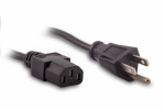 4 FT PC-AC Outlet 13 Amp Power Cord 5-15P to C13