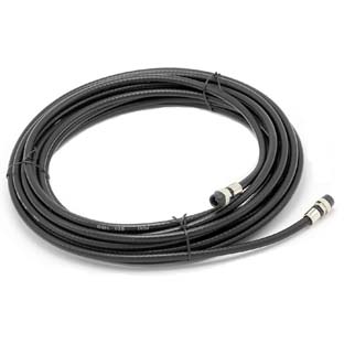RG6 Coaxial Outdoor Rated Cables in Black