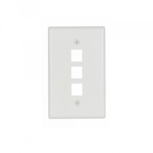 3-PORT OUTLET FLUSH Wall Plate