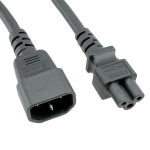 IEC320 C14 to C5 10Amp 18awg Power Cord- 6 Ft