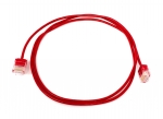 1.5Ft Red Cat6A Slim Jacket 32awg Network Patch Cable 600MHz