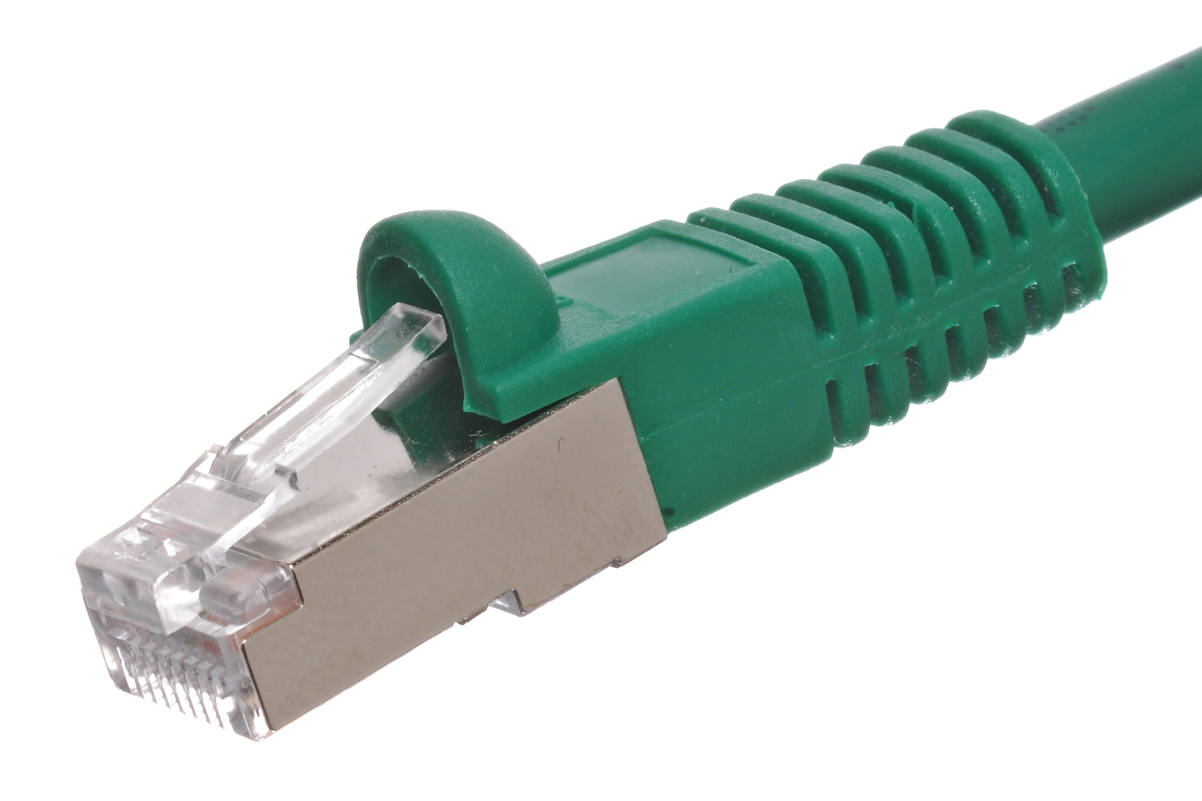 Molded Green 25 ft Cat5e Shielded Patch Cable