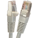 4Ft Cat6 Shielded Ethernet Cable Snagless Gray