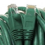 6Ft Cat6A 24AWG Green Snagless Ethernet Network Patch Cable