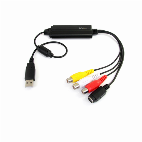 Usb Video Adapter Usb 2.0 Audio/Video Grabber S-Video& Composite Usb A-M To & 2-R