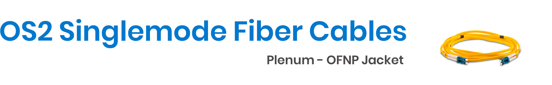 OS2 LC LC Singlemode Fiber Cables