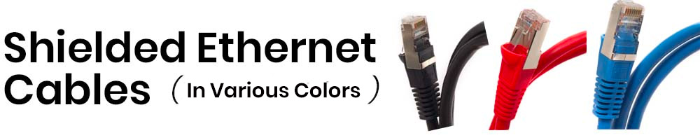 Shielded Cat6 Ethernet Cables in Various Colors - Cables.com