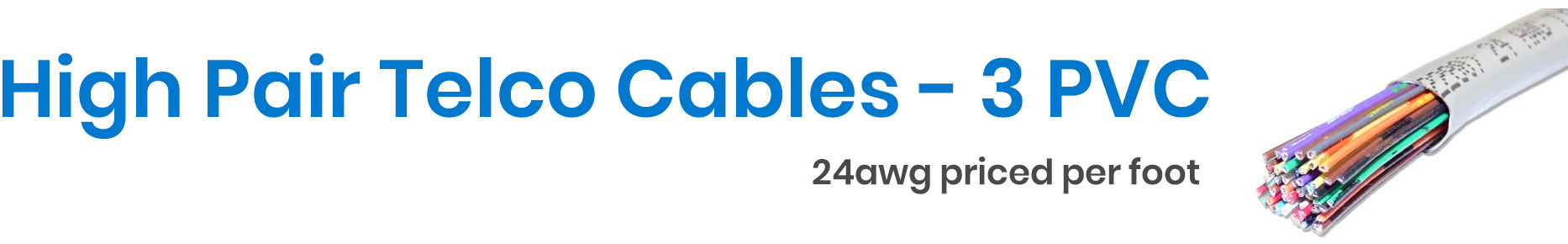 Telco Cables - High Pair in Bulk